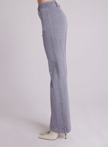 Lola - Two Pocket Wide Leg - Grey Shadow