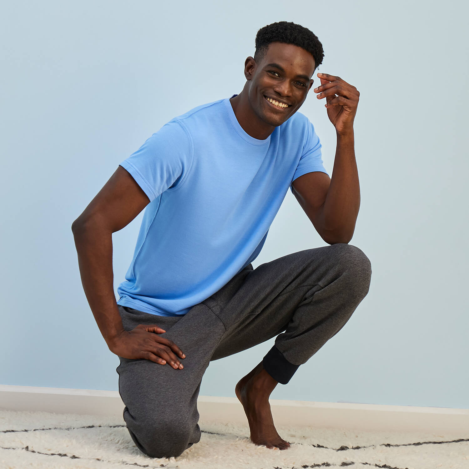 Chilluxe Brushed Fleece Joggers | Charcoal