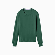 Ultra-Soft French Terry Long-Sleeve Tee | Hunter Green