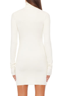 LONG SLEEVE TURTLENECK MINI DRESS - ETERNE