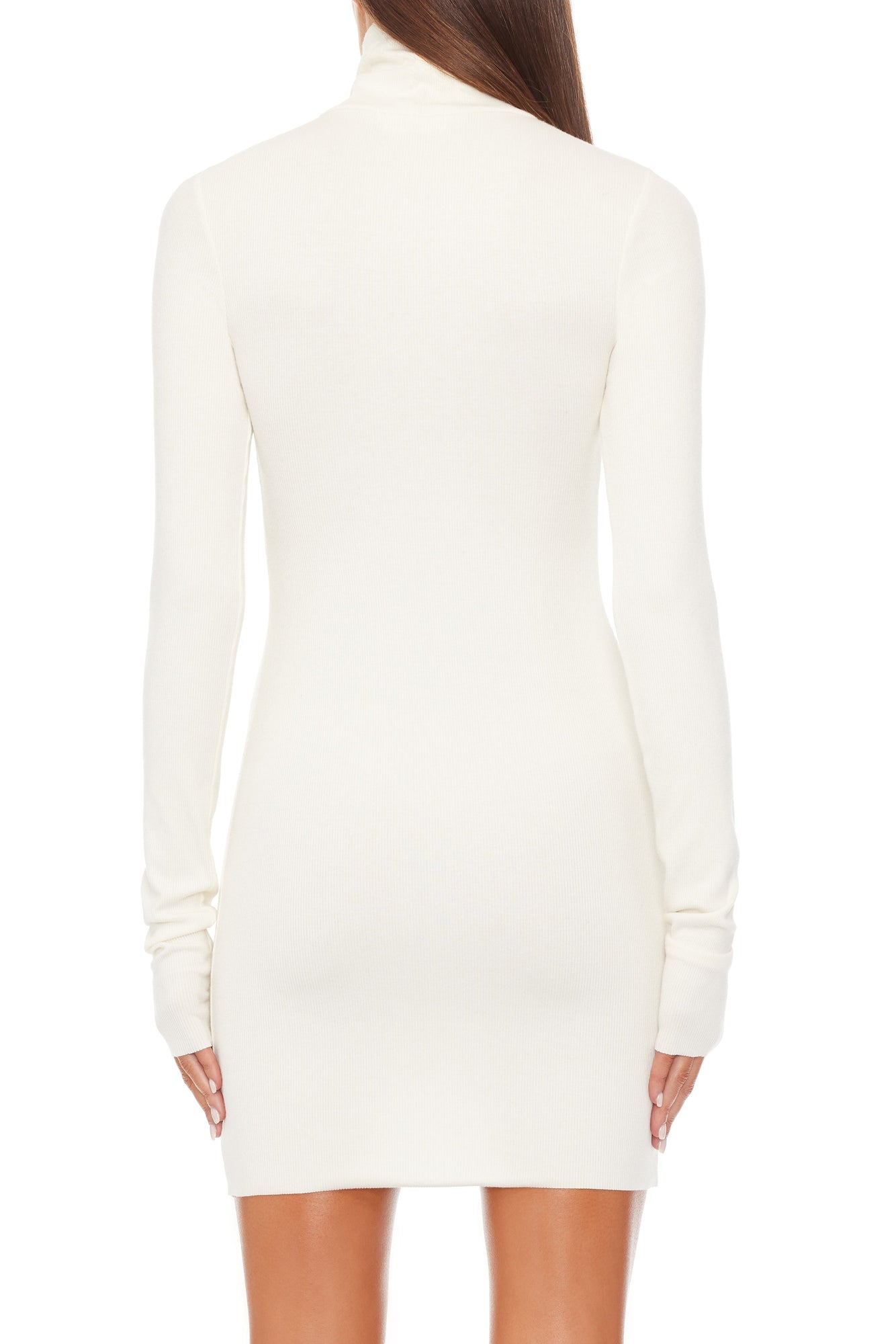 LONG SLEEVE TURTLENECK MINI DRESS - ETERNE