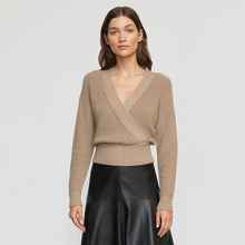 Maren Cropped V-Neck Sweater | Shiitake