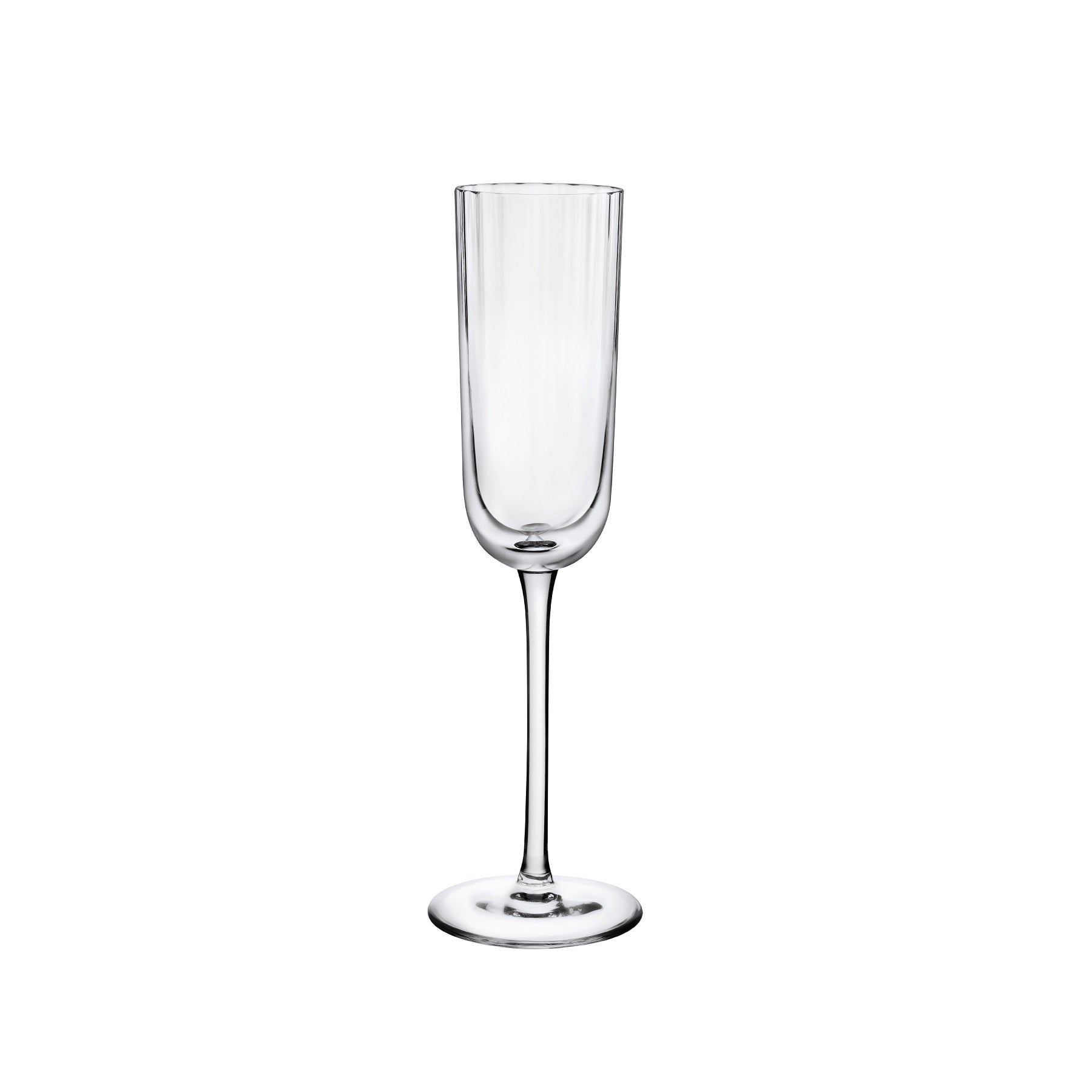 Neo Champagne Glasses | Clear Crystal | Set of 2