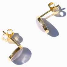 Berry Earrings | 18K Gold Plated | Rose Quartz