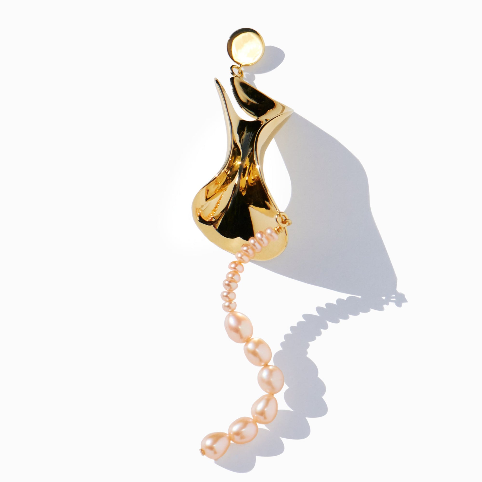 Cochlia Earring | 18K Gold Plated | Freshwater Pearls