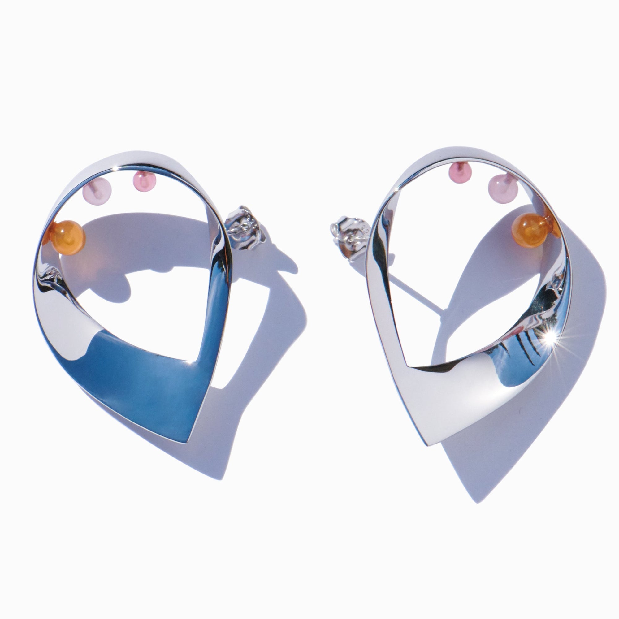 Orbita Earrings | Silver | Multicolor