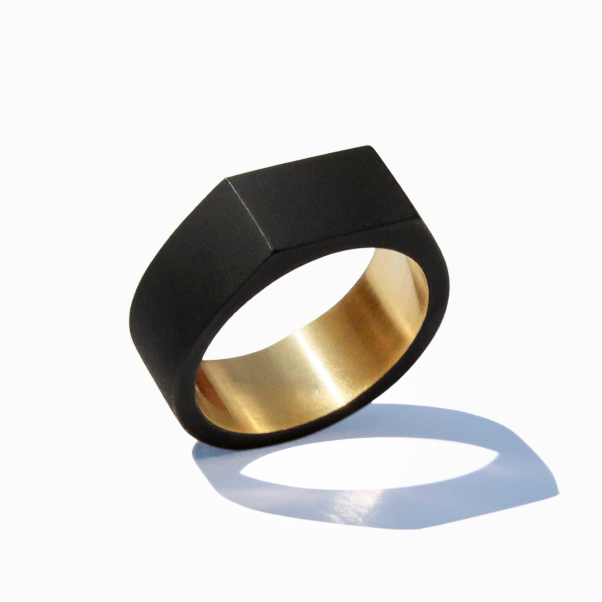 Paradox Ring | Brass | Matte Black