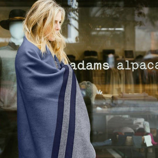 Aspen Cape | Denim Blue/Light Grey/Navy