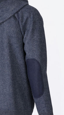 Verbier Zip Up for Men | Navy Melange