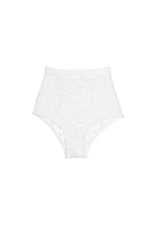 Petunia High Waist Brief | Ivory