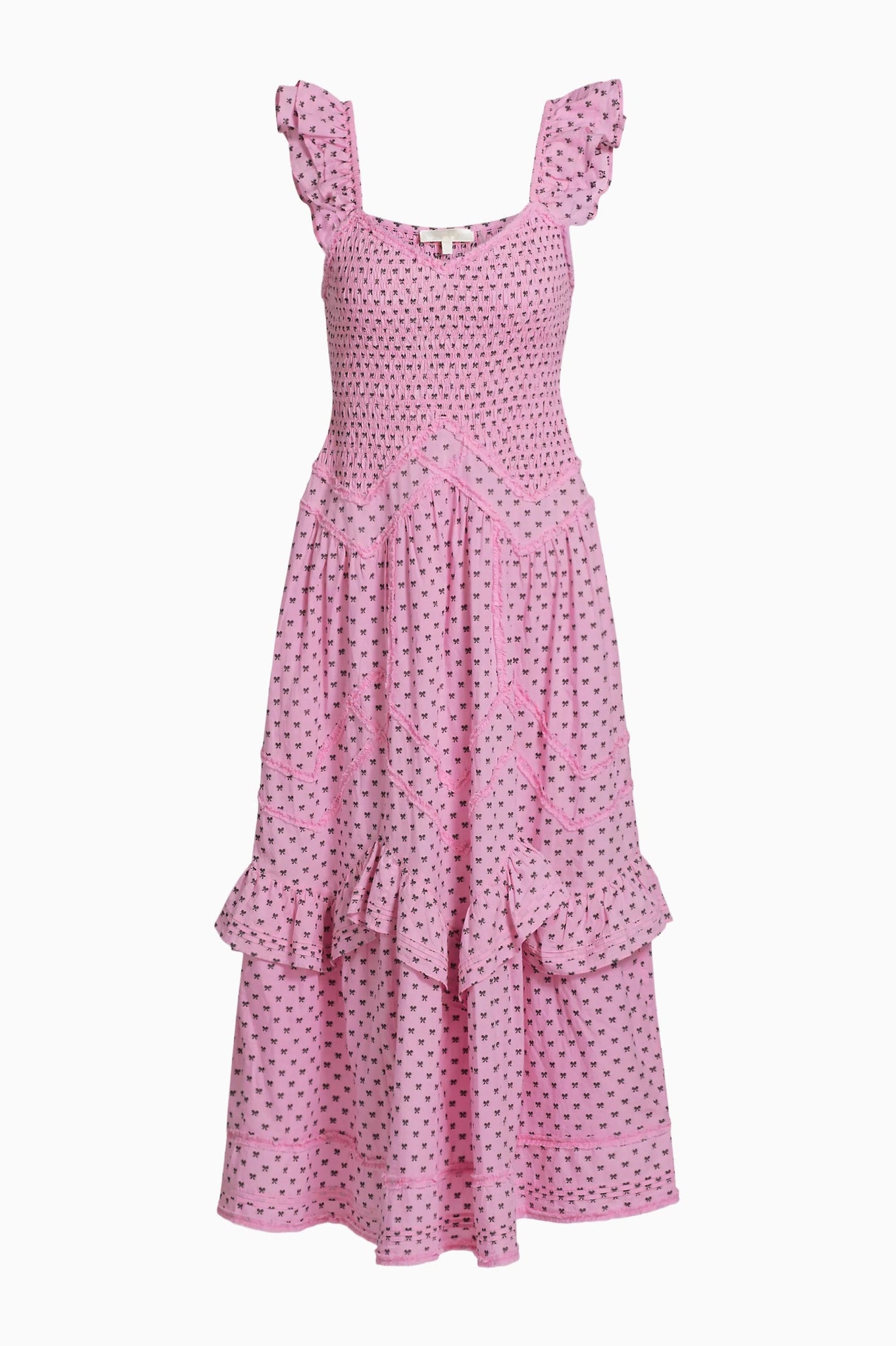 Brin Cotton Bow Dress | Classic Pink