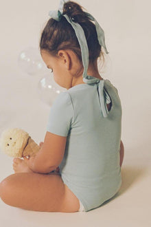 Kids | Short Sleeve One Piece | Powder Blue