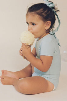 Kids | Short Sleeve One Piece | Powder Blue