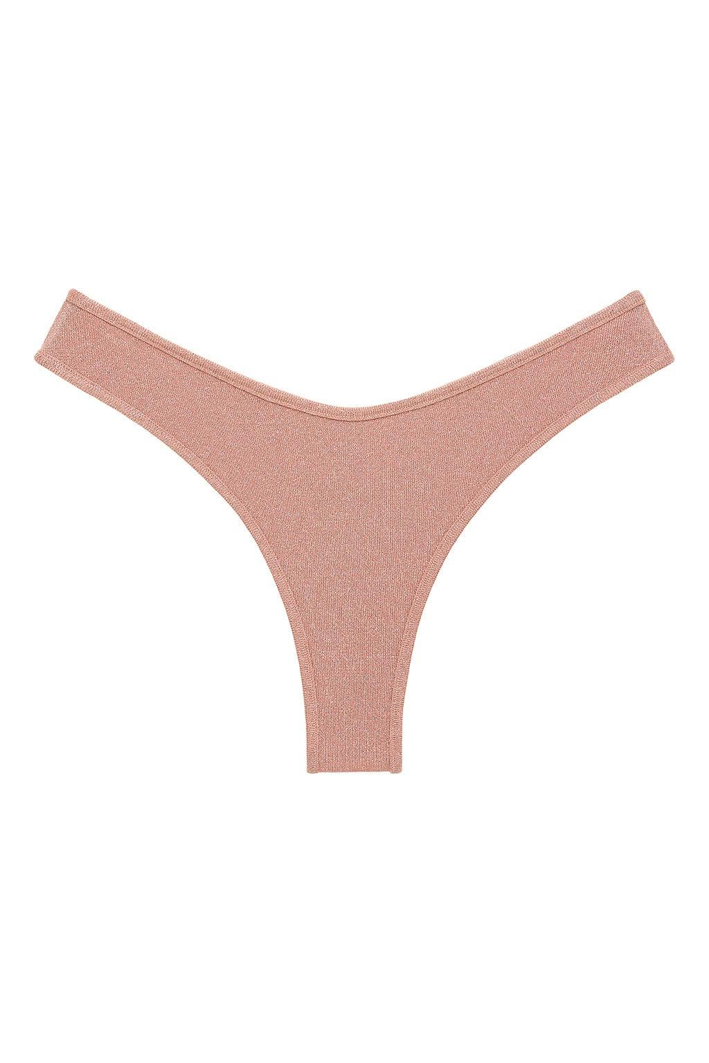 Added Coverage Lulu Bikini Bottom | Prima Pink Sparkle