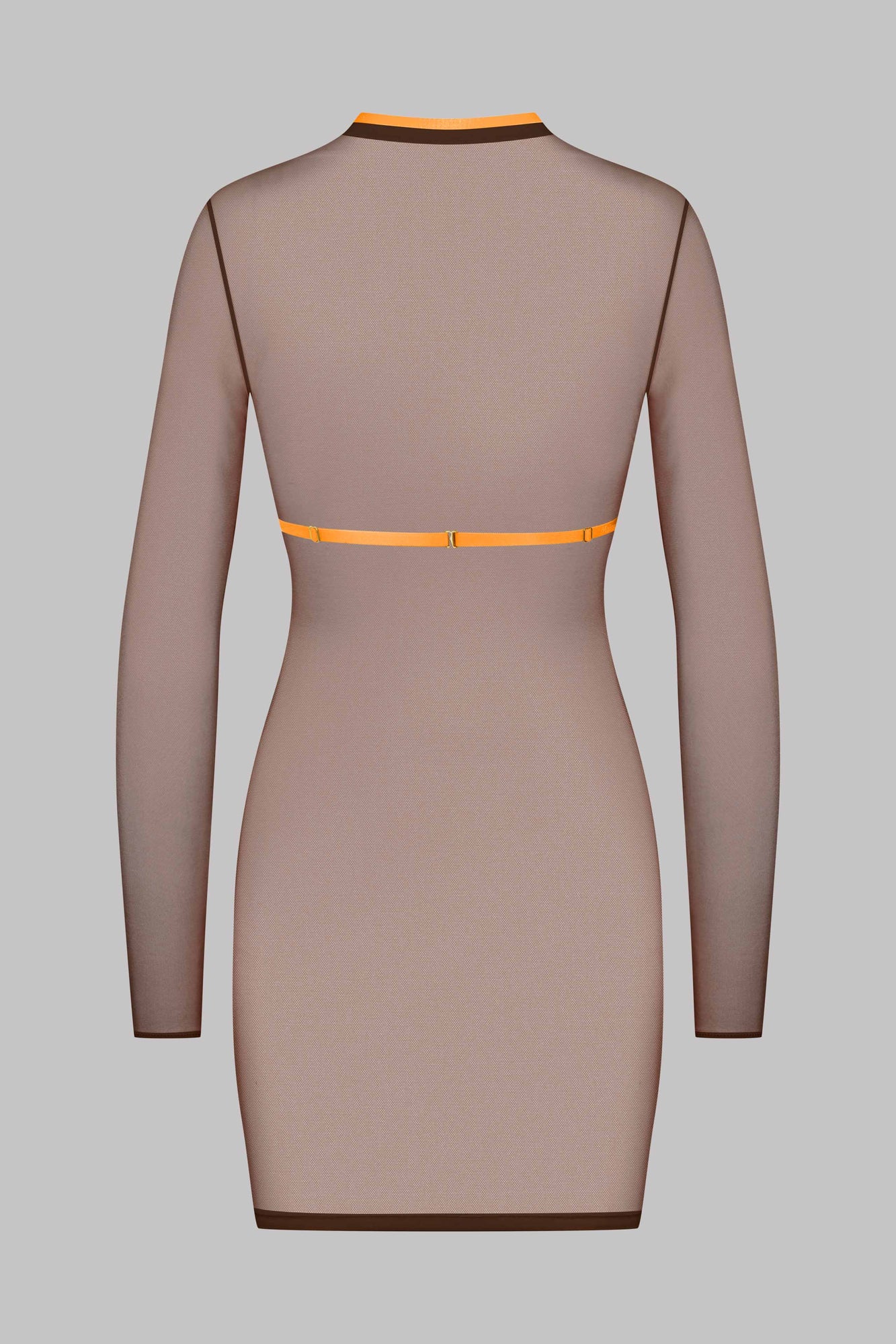 Dress with harness - Corps à Corps | Brown