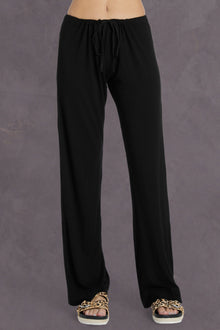Women | Drawstring Relaxed Pant | Black