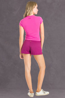 Women | Vintage Boxer Sweatshort | Boysenberry
