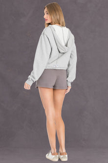 Women | Vintage Boxer Sweatshort | Cement