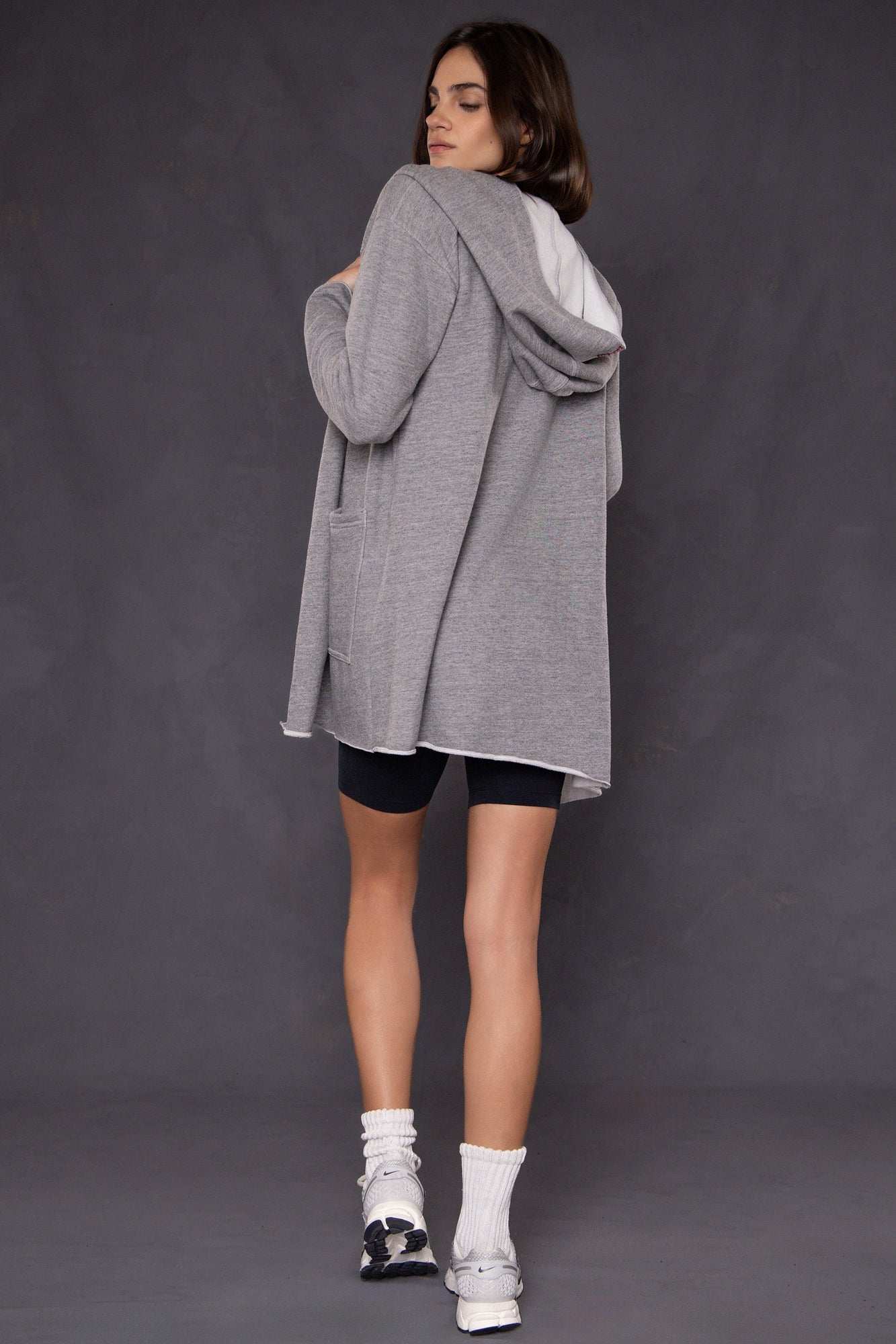 Women | Sherpa Oversized Lounge Wrap | Heather Gray