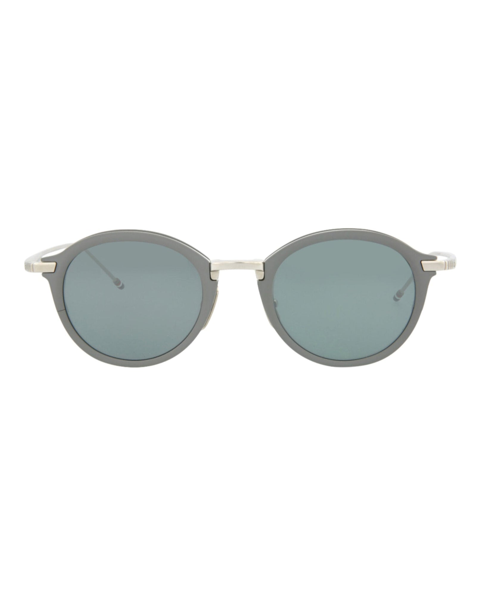 Thom Browne Round Metal Sunglasses | Brown Multi