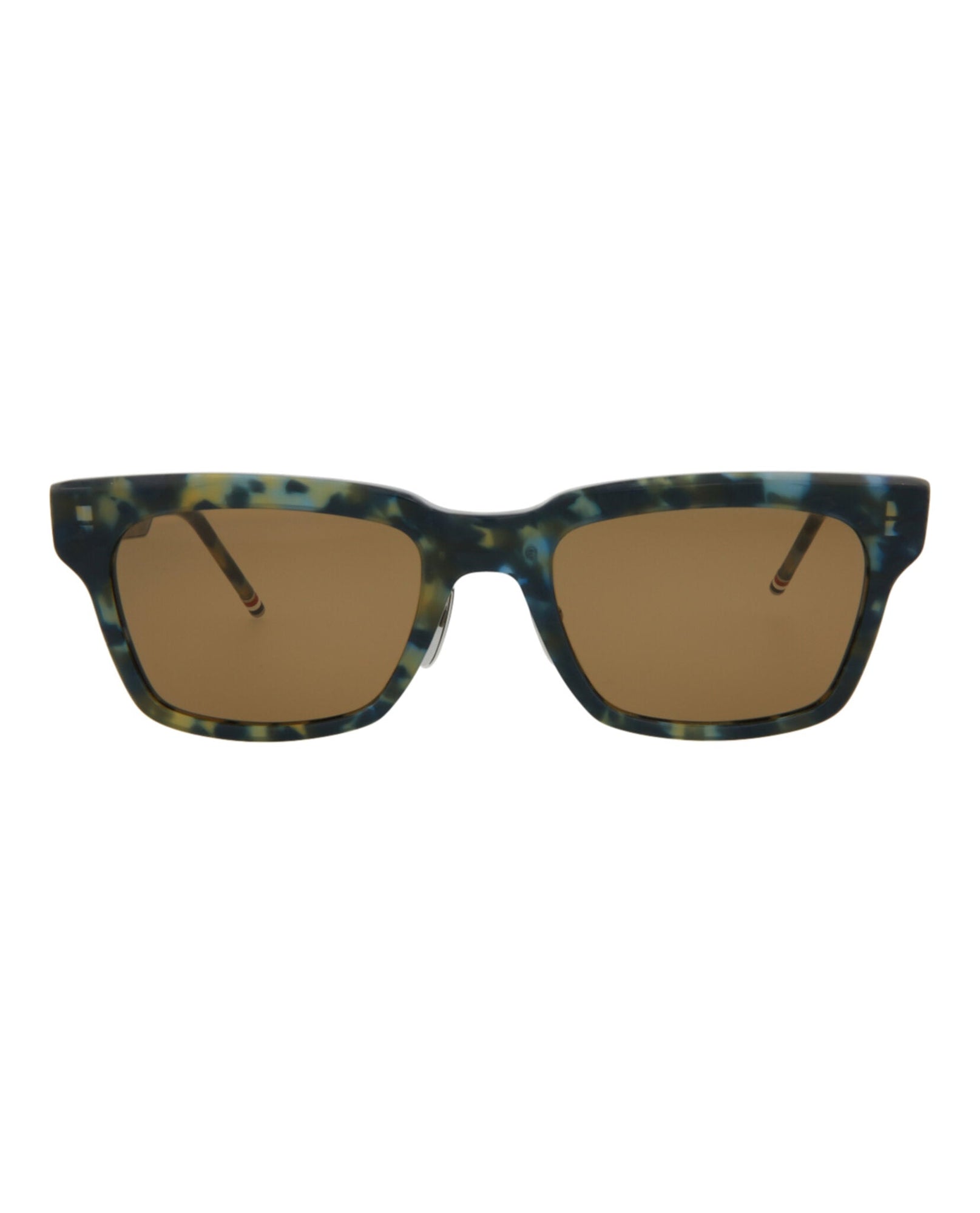 Thom Browne Square Acetate Sunglasses | Navy Multi