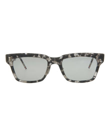 Thom Browne Square Acetate Sunglasses | Brown Multi