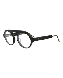 Thom Browne Round Acetate Optical Frames | Black