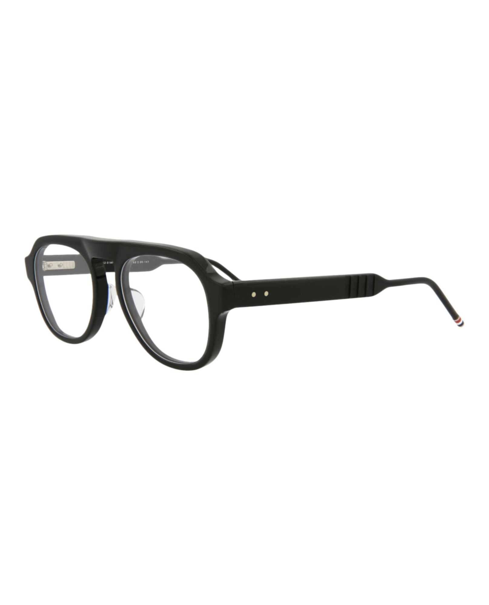 Thom Browne Aviator Acetate Optical Frames | Black