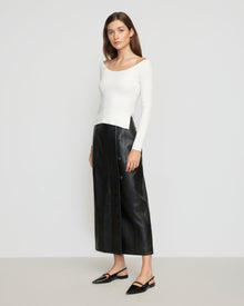 Renee | Thais Off-Shoulder Ribbed Sweater in Size Small