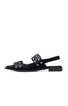 Therapy Matilda Patent Pointed Flats | Black