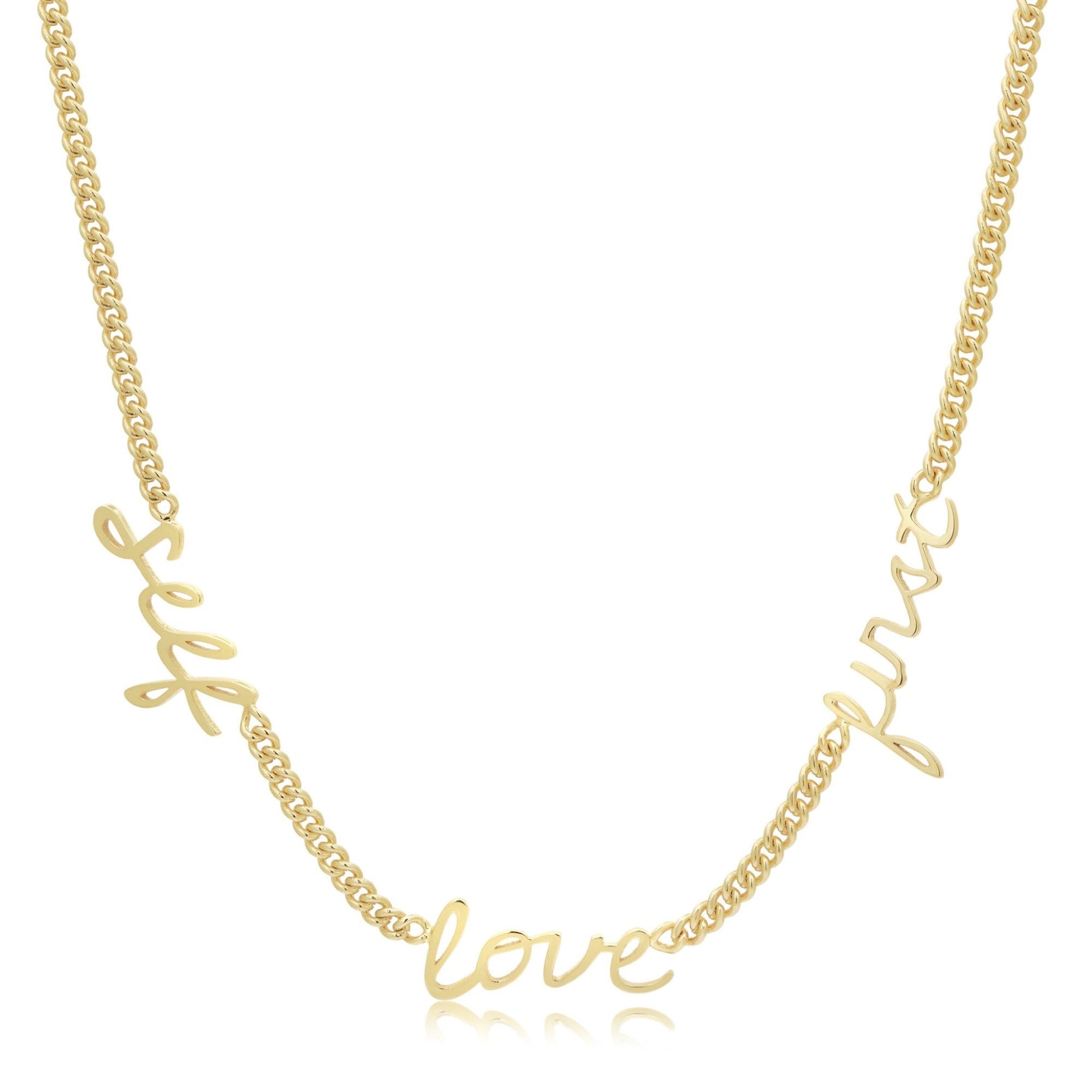 Self Love First Necklace | Gold Plated