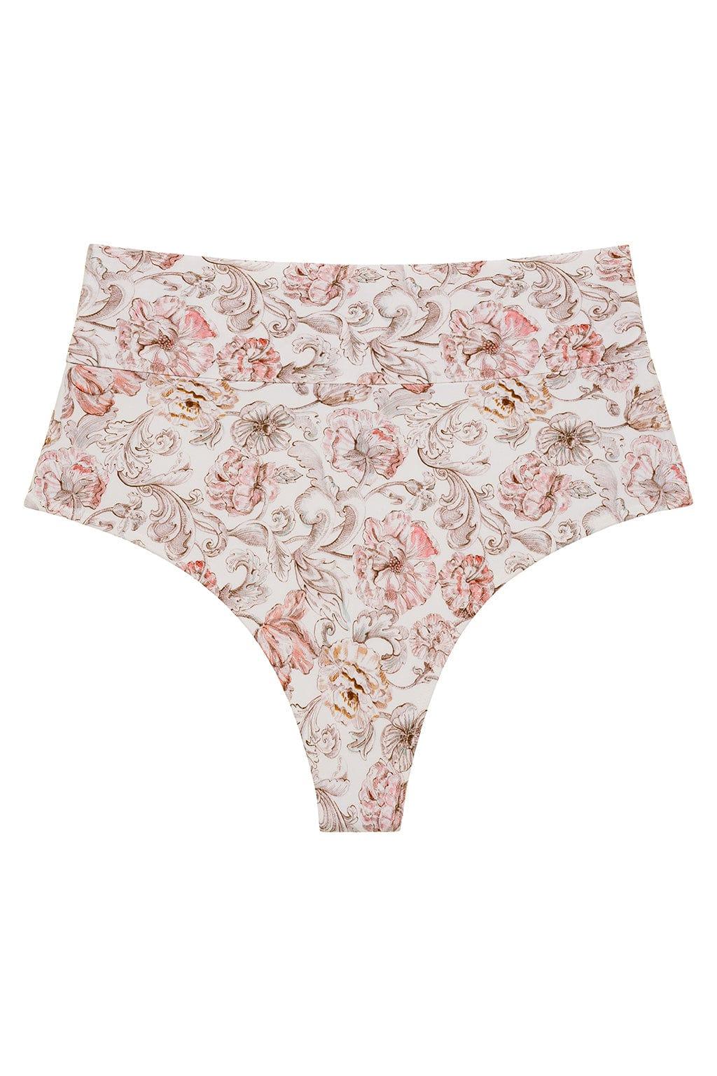 Full Coverage High Rise Bikini Bottom | Venecia Floral