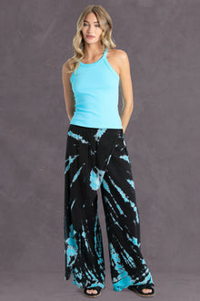 Women | Drift Wrap Voile Pant | Acid Spiral Wash 1