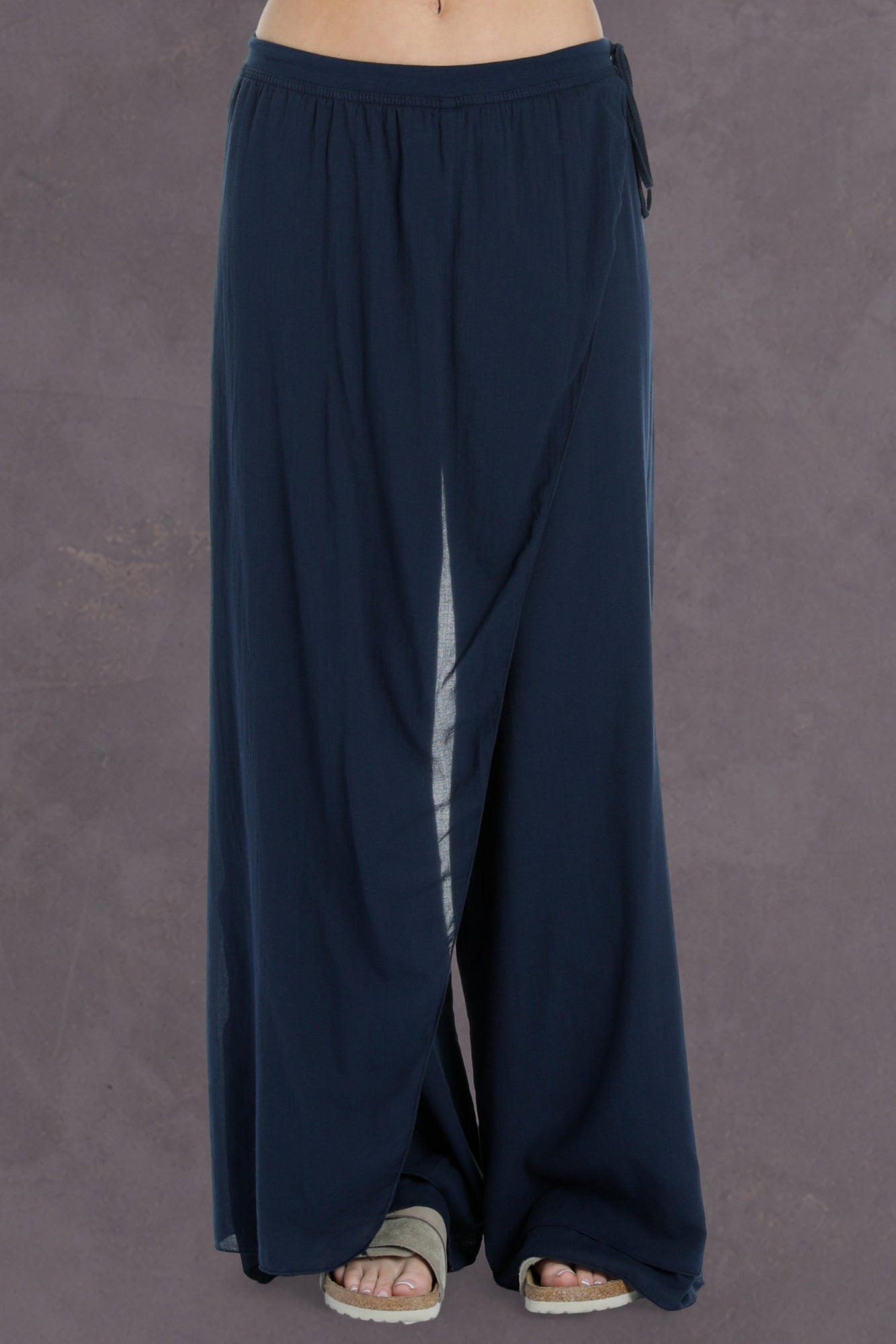 Women | Drift Wrap Voile Pant | Past Midnight