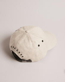 Men | Contrast Stitch Cap | White Gold