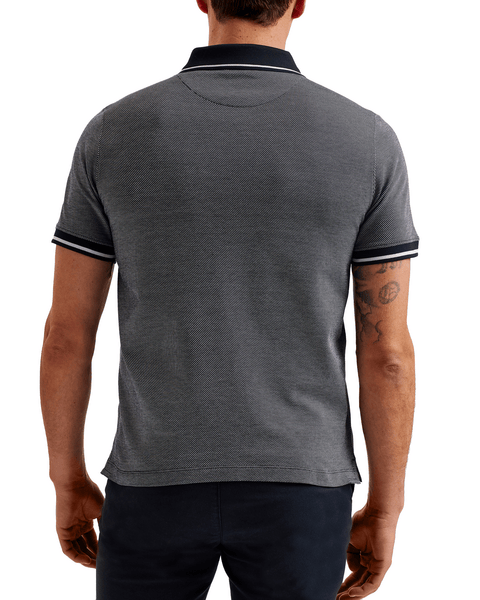 Men | Helta Short Sleeve Slim Fit Polo | Navy