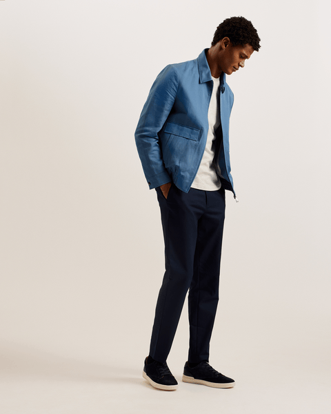 Men | Light Weight Blouson | Blue Red White