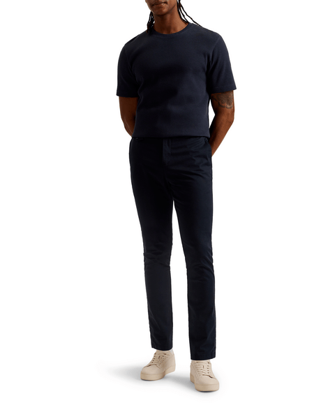 Men | Frute Short Sleeve Reg Textured T Shirt | Navy