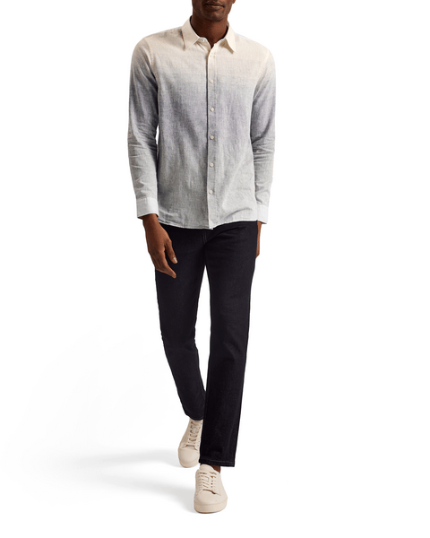 Men | Long Sleeve Regular Ombre Print Sh | Multicolor