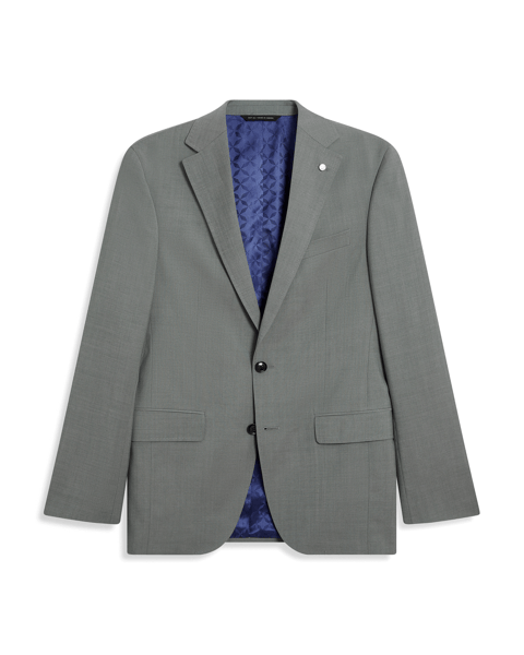 Men | Classic Wool Suit Jacket | Dark Green