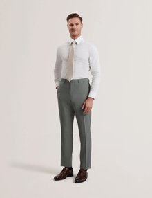 Men | Classic Wool Suit Trouser | Dark Green
